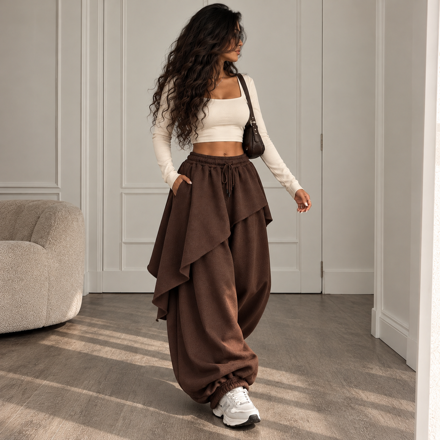 Warp Pant – Dark Brown 🟤