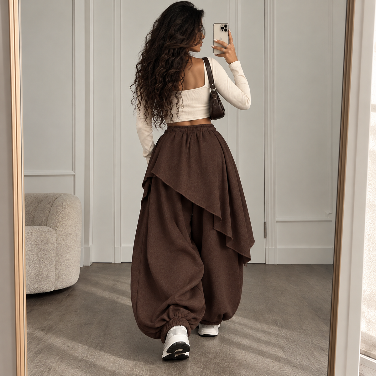 Warp Pant Dark Brown